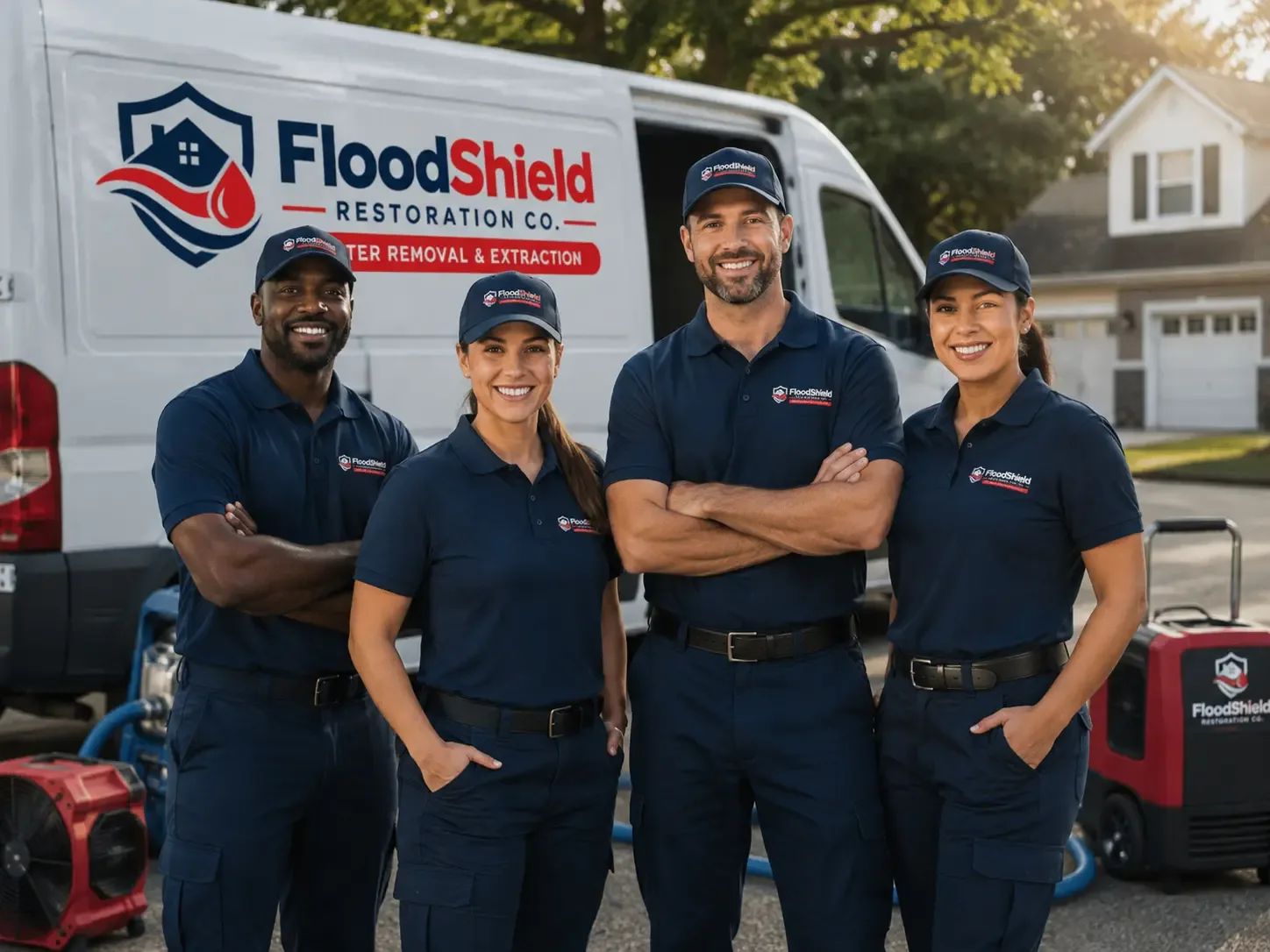 Flood Damage Restoration company in Vanderbilt, MI
